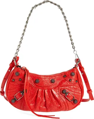 Mini Le Cagole Leather Crossbody