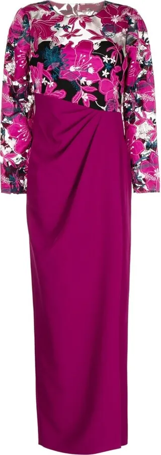 Botanical long dress