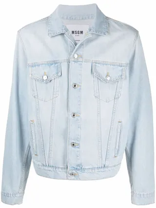 Logo Patch Denim Jacket