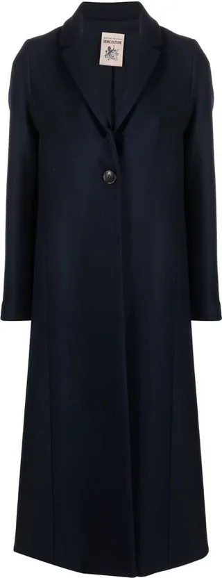Single-Breasted Virgin-Wool Coat