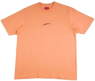 signature print T-shirt