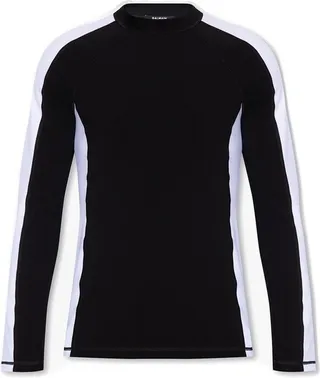Balmain Logo Printed Panelled T-Shirt