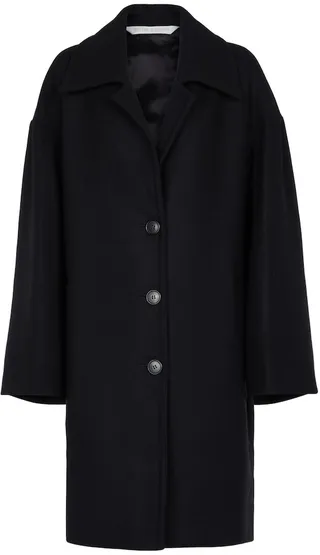 Wool-blend coat