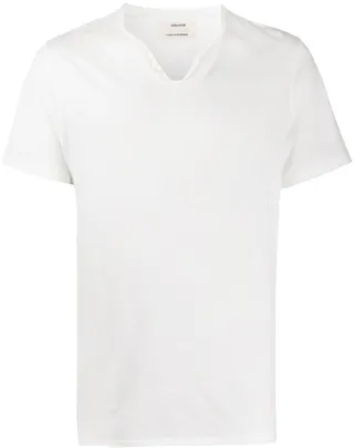 Monastir Henley-neck T-shirt