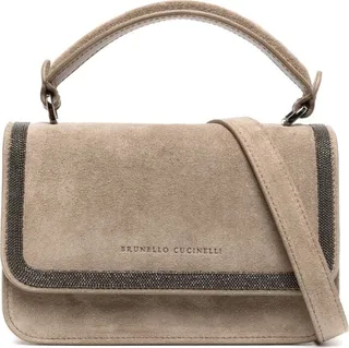 Monili bead-embellished crossbody bag
