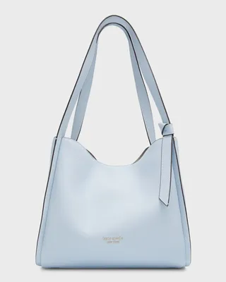 Large Pebbled Leather Hobo Shoulder Bag