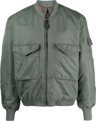 Zip-Up Bomber Jacket