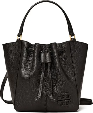 Mini Dragonfly Mcgraw leather bucket bag
