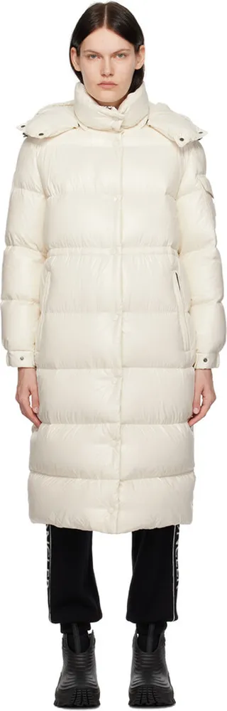 Moncler White Cavettaz Down Jacket