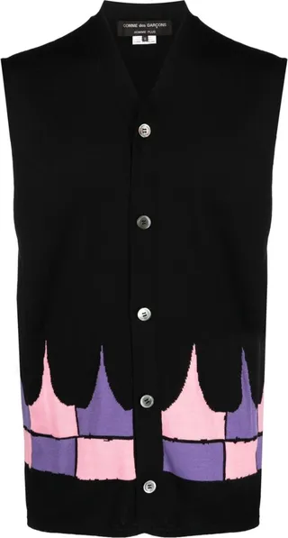 Button-Up Knitted Vest