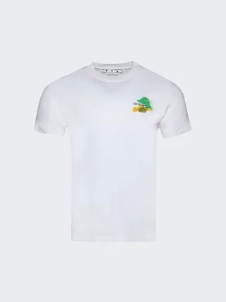 Brush Slim Fit Tee White