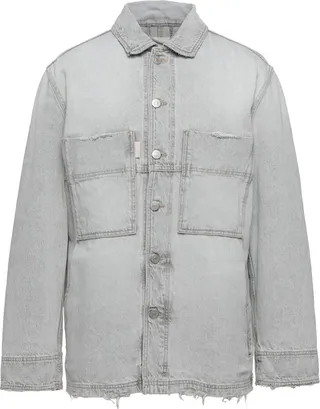 Denim Outerwear Light Grey
