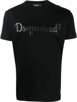 debossed-logo cotton T-shirt
