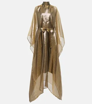 Mirage lame gown
