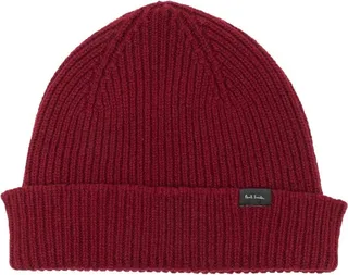 Logo-Patch Knit Beanie