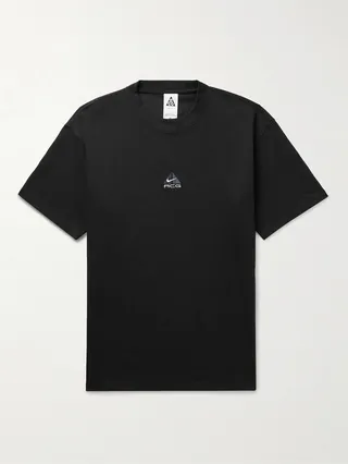 ACG Logo-Embroidered Jersey T-Shirt