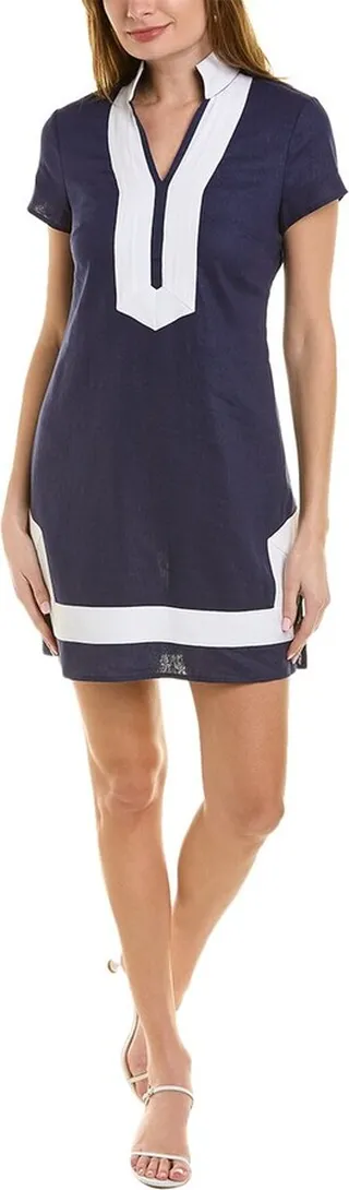 Sail To Sable Classic Linen-Blend Tunic