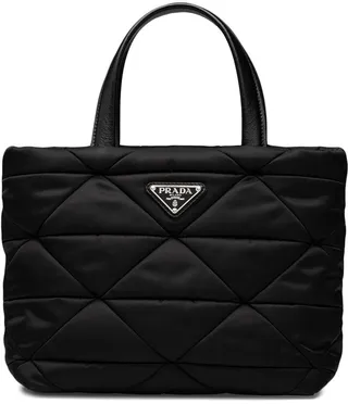 Re-Nylon padded tote bag