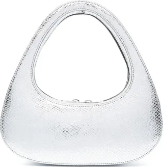Swipe leather tote bag