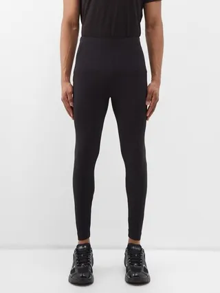 Logo-print Technical-jersey Leggings