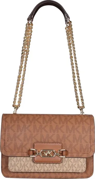 Michael Michael Kors Heather Logo Plaque Shoulder Bag