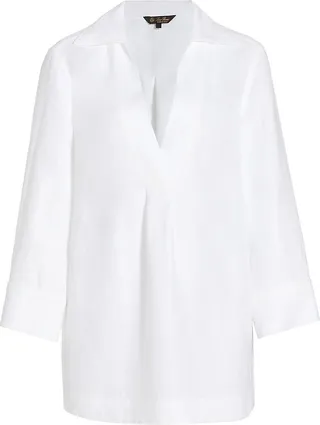 Linen Relaxed Tunic Top