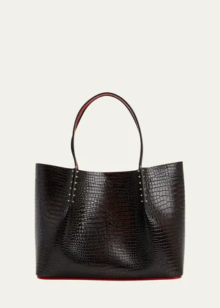 Cabarock Large Croc-Embossed Tote Bag