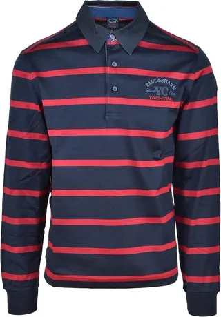 Men's Red Blue Shirt