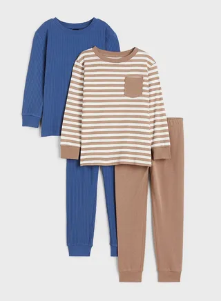 Kids 2 Pack Printed Sweatshirt & Sweatpants Set