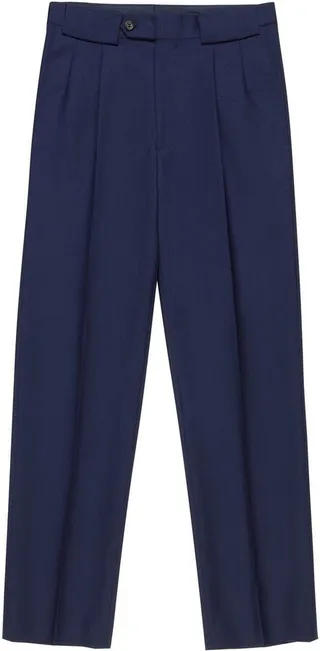 Straight-Leg Tailored Trousers