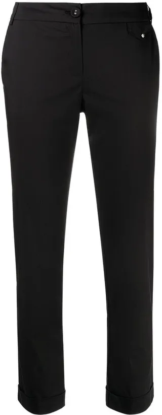 Slim-Fit Cropped Trousers