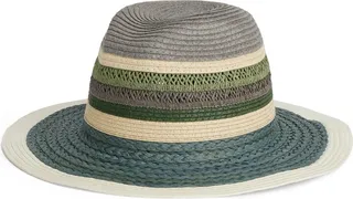 Open Weave Straw Fedora