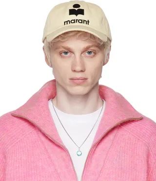 Isabel Marant White Tyron Cap