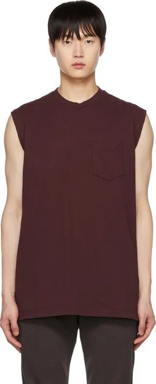 John Elliott Burgundy Rodeo T-Shirt
