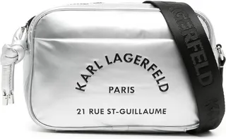 Embossed-Logo Cross Body Bag