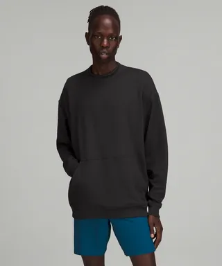Relaxed-Fit Training Long Sleeve Crew