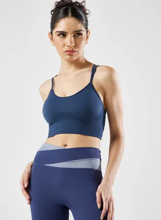 Cross Back Detail Sports Bra