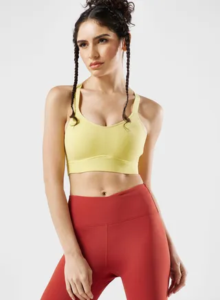 Cross Back Detail Sports Bra