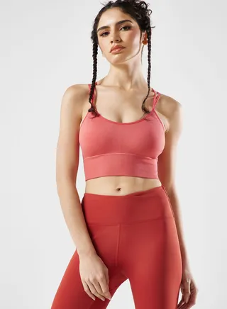 Cross Back Detail Sports Bra