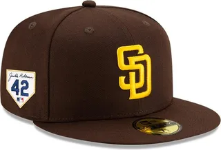 Men's New Era Brown San Diego Padres 2023 Jackie Robinson Day 59FIFTY Fitted Hat