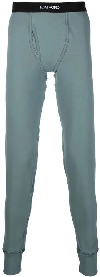 Logo-Waistband Cotton Lounge Pants