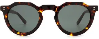 Lesca Picas Round Frame Sunglasses