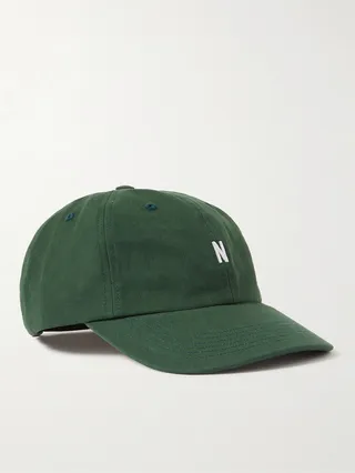 Logo-Embroidered Cotton-Twill Baseball Cap