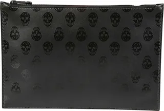 Biker Skull Printed Pouch