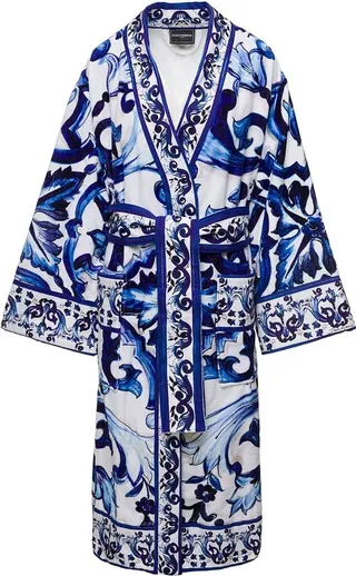 Dolce & Gabbana Terry Batch Robe