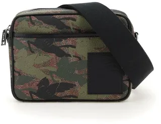 Etro Logo Patch Allover Pegaflying Print Crossbody Bag