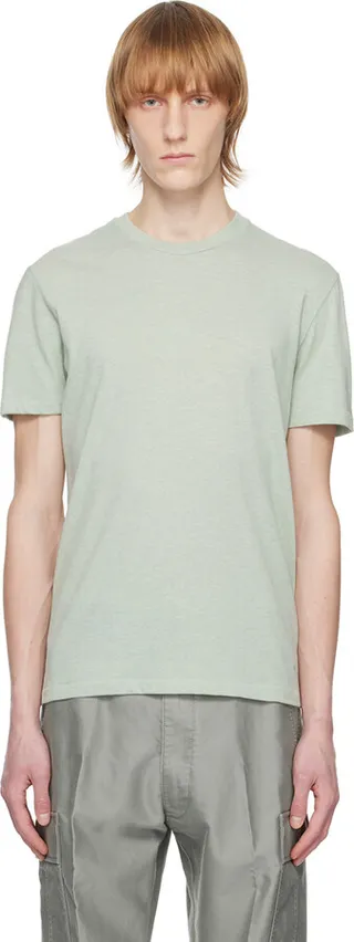 TOM FORD Green Crewneck T-Shirt
