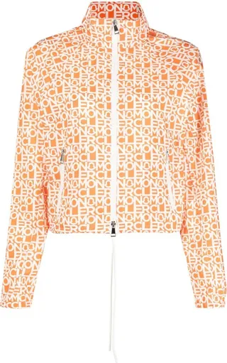 Alose logo-print jacket