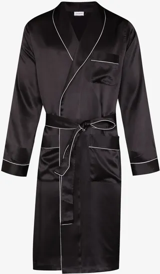 Belted Silk Robe