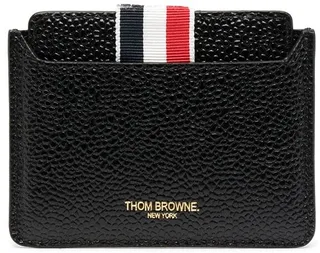 Grosgrain loop leather mirror case